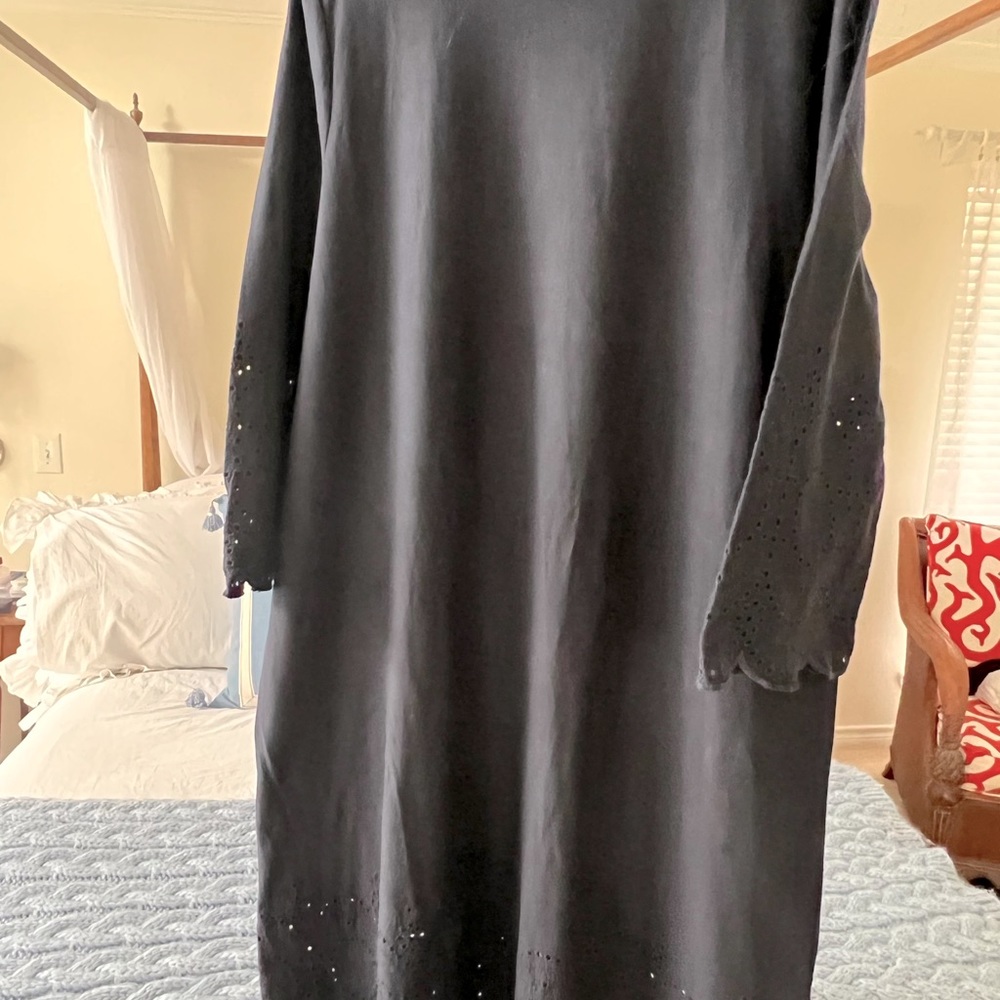 J Jill navy t-shirt dress